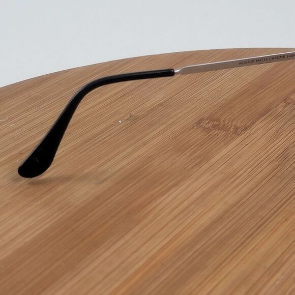 Randolph Engineering Sunglasses Frame ONLY Aviator Mens Matte Chrome 140MM - Picture 7 of 9